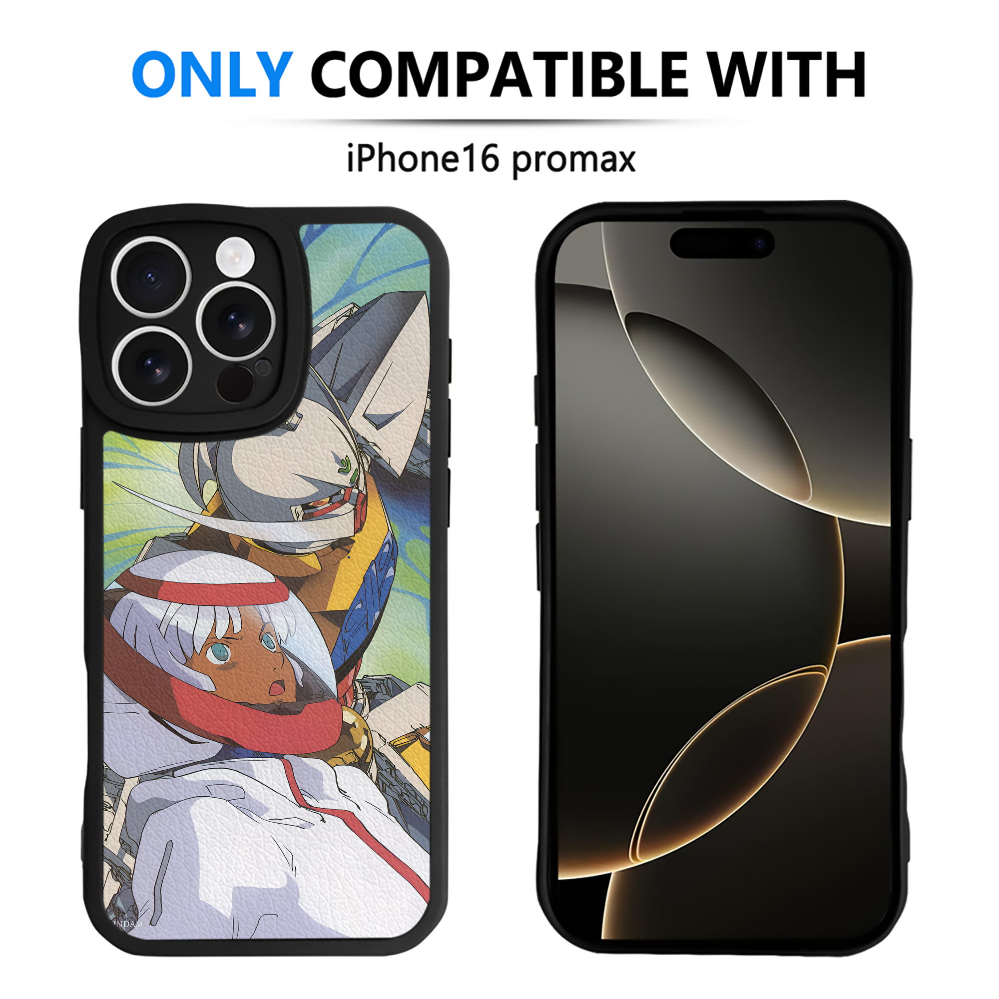 （画像用） 機動戦士ガンダム Mobile Suit Gundam 【iPhone 16シリーズ対応】シリコンスマホケース（レザー調） 材質：シリコン